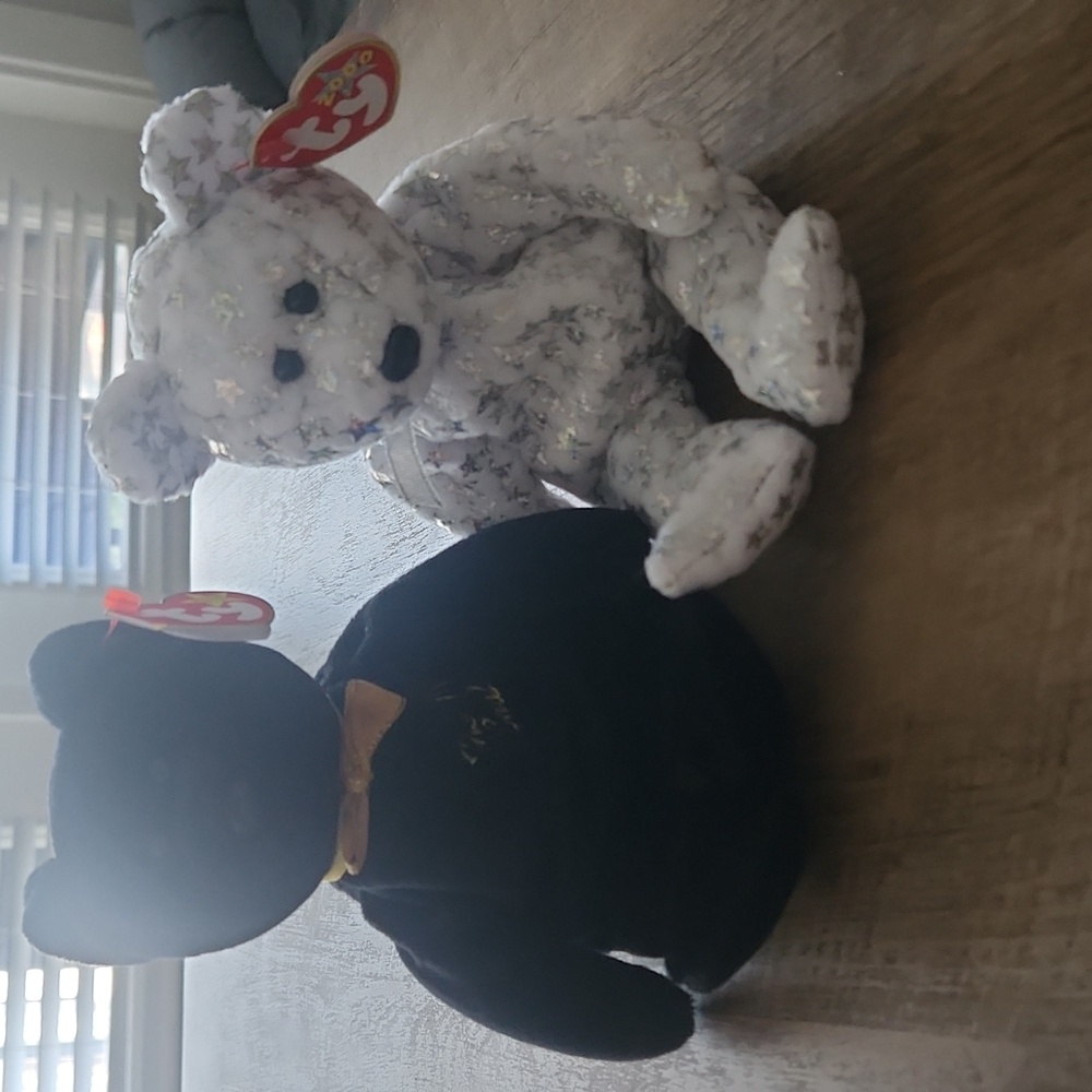 The End And The Beginning Beabie Baby Bears - Bundle Of 2